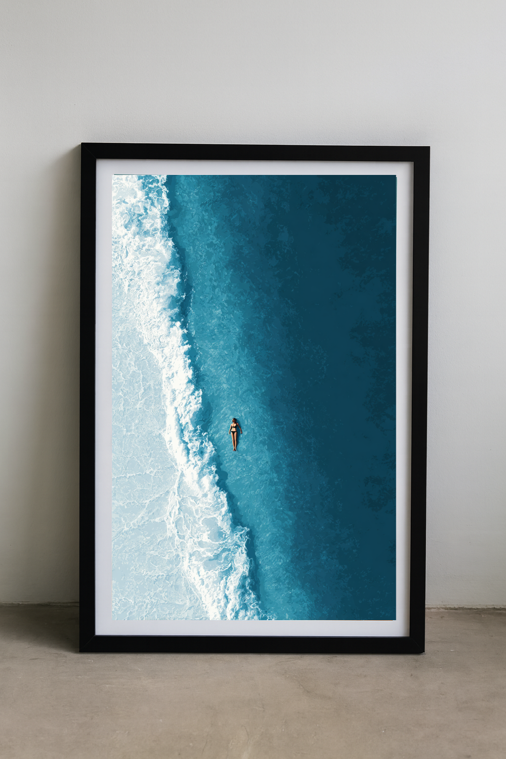 Lone swim