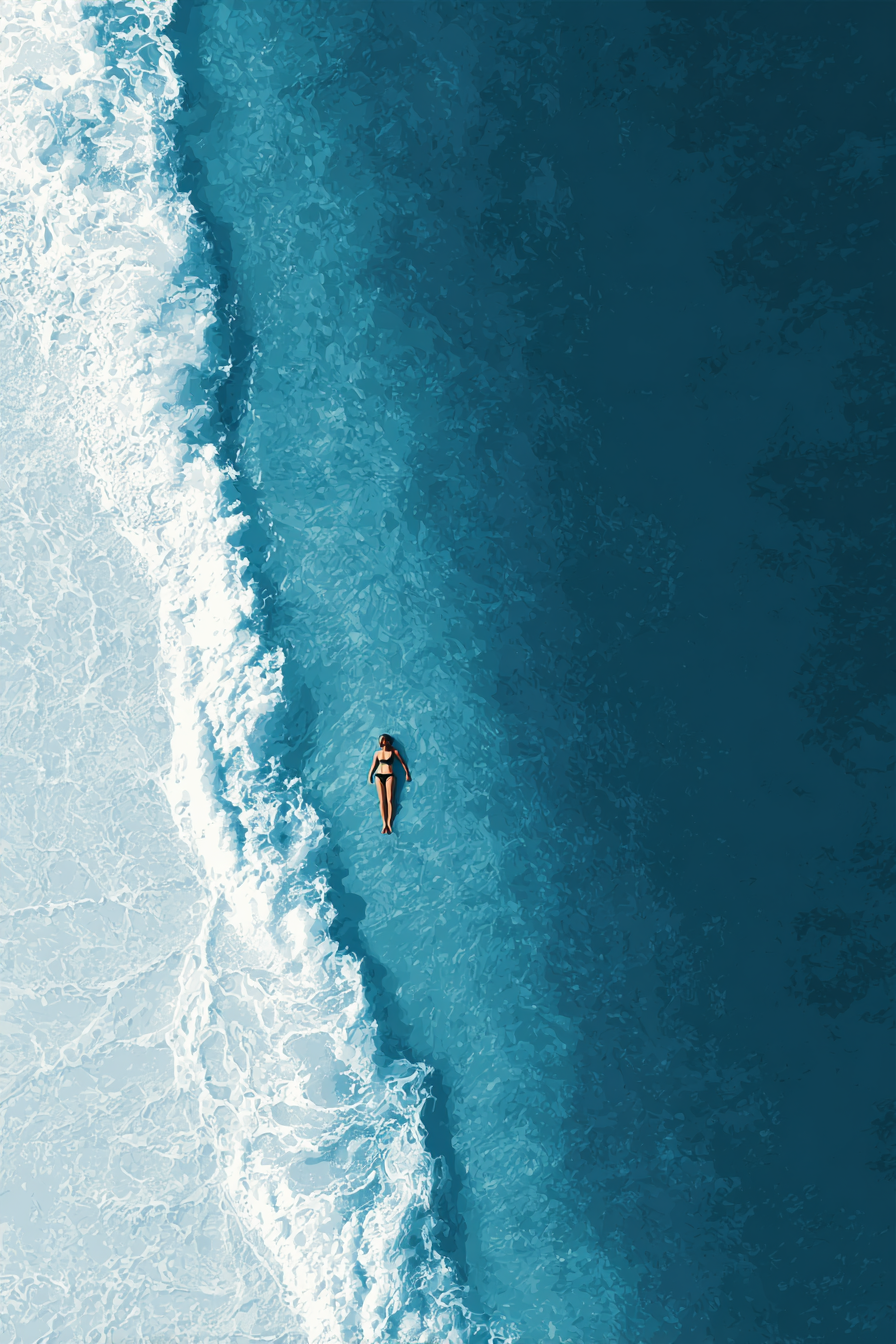 Lone swim